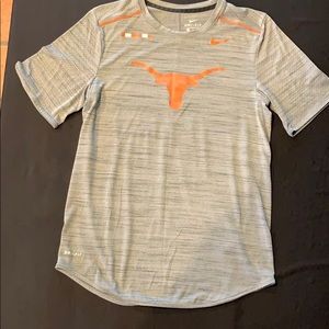 Gray heather Nike Dri-fit short sleeve fitted